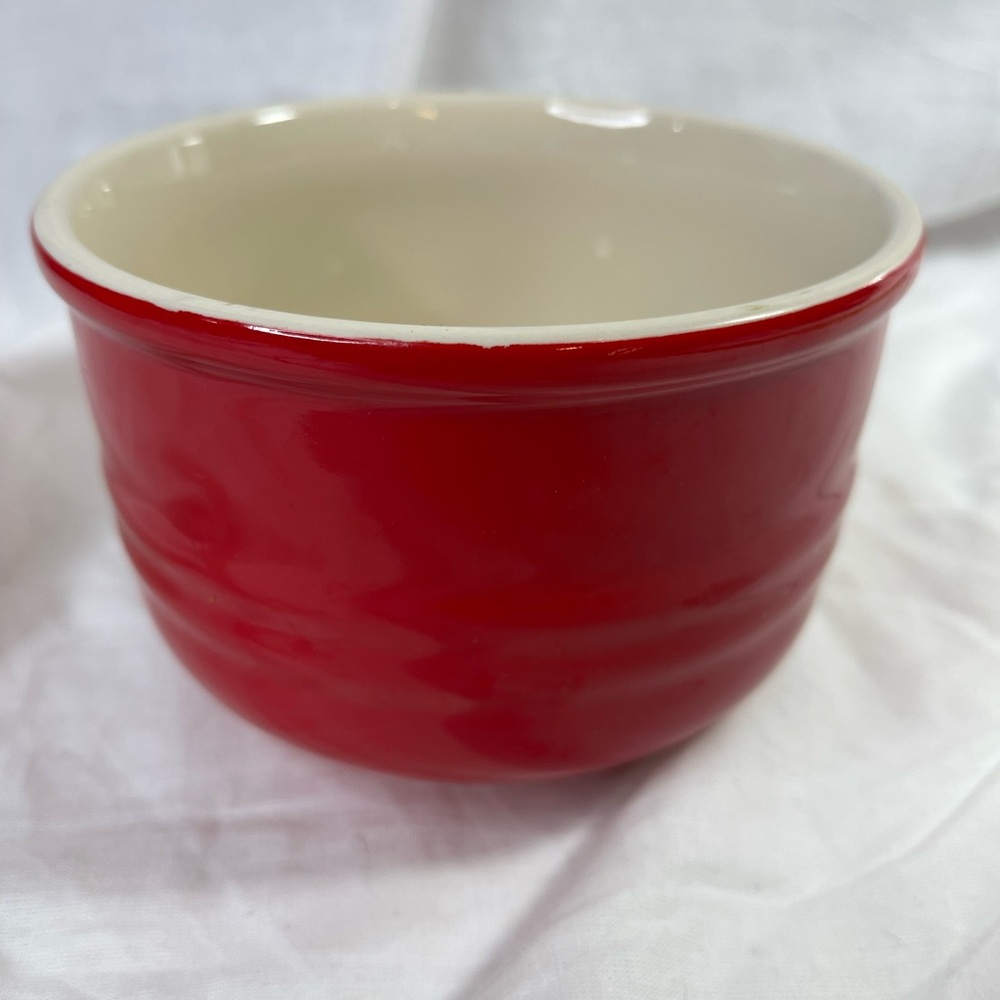 Red Ceramic Bowl Le Gourmet Chef